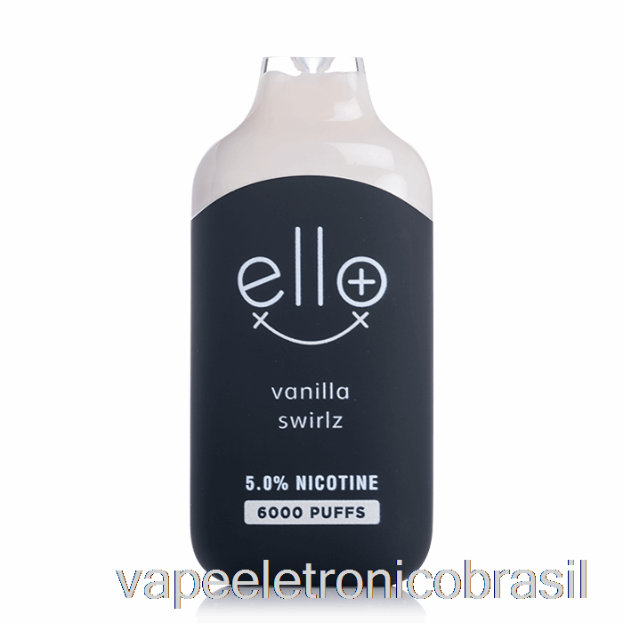 Vape Recarregável Blvk Ello Plus 6000 Descartável Vanilla Swirlz